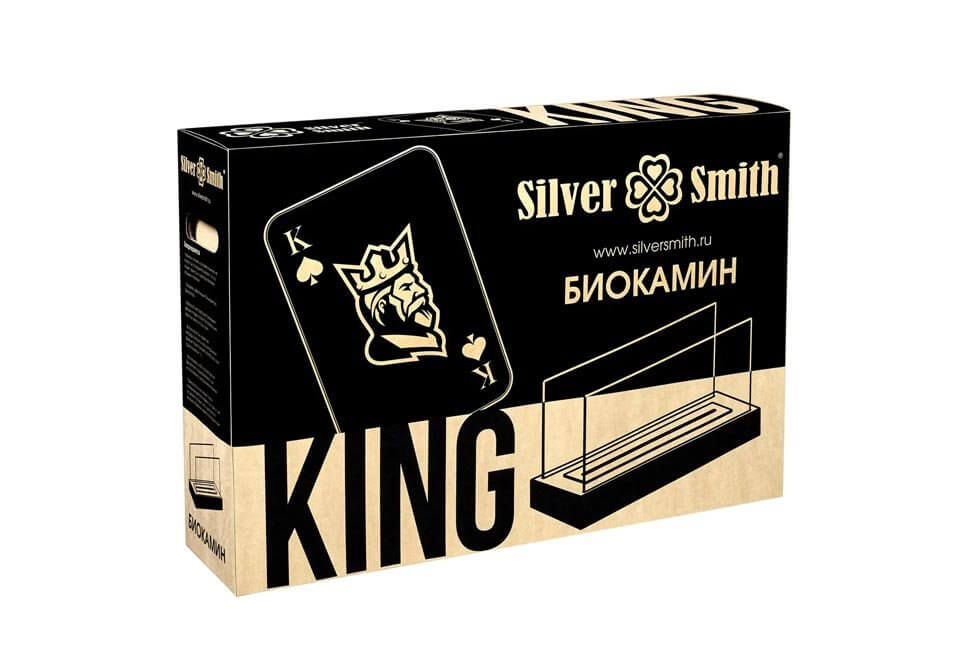 Биокамин Silver Smith KING белый